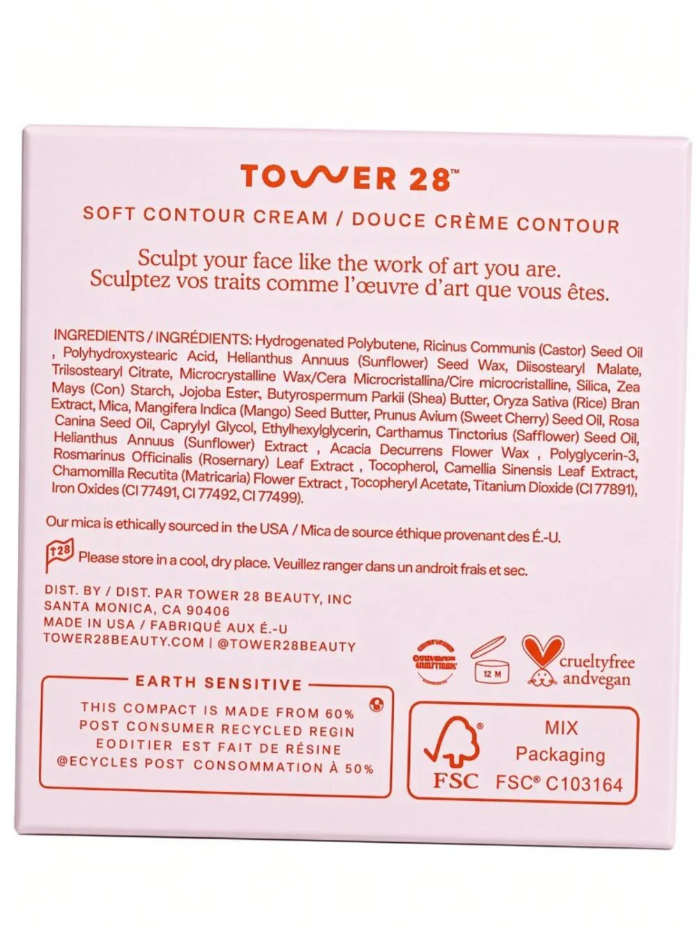 Tower 28 Sculptino Soft Contour Cream Bronzer Getty New